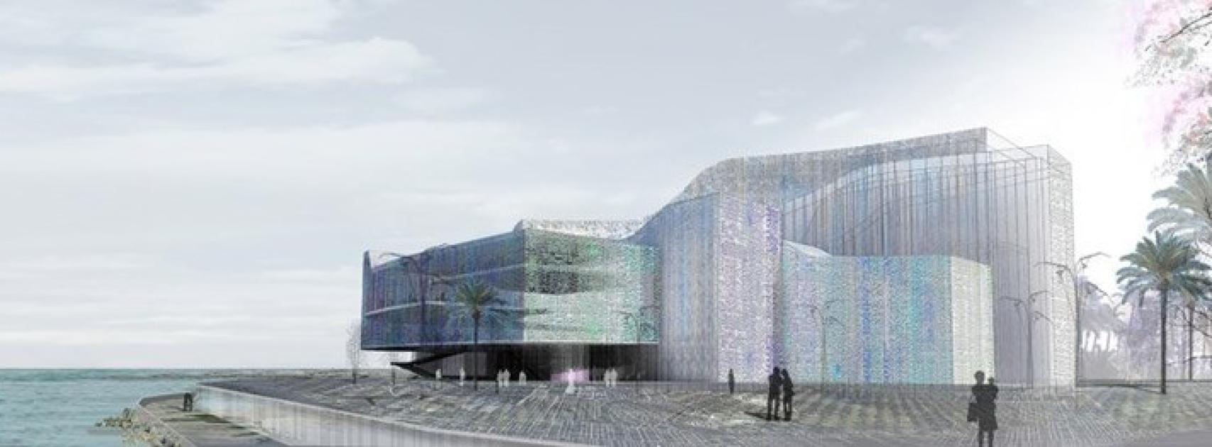 Diseño original del Auditorio de Málaga.