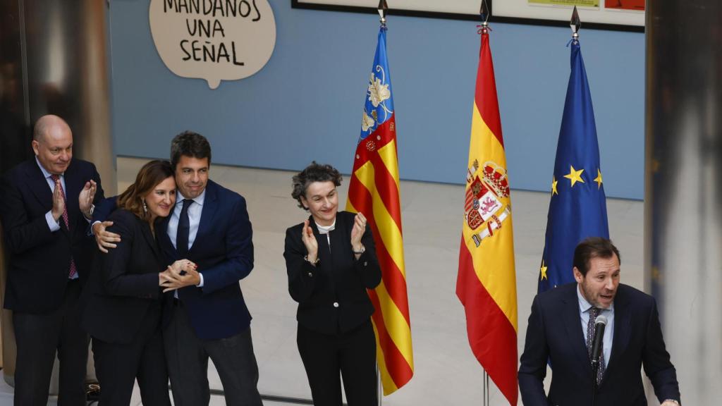 Catalá y Mazón celebran el anuncio de Puente.