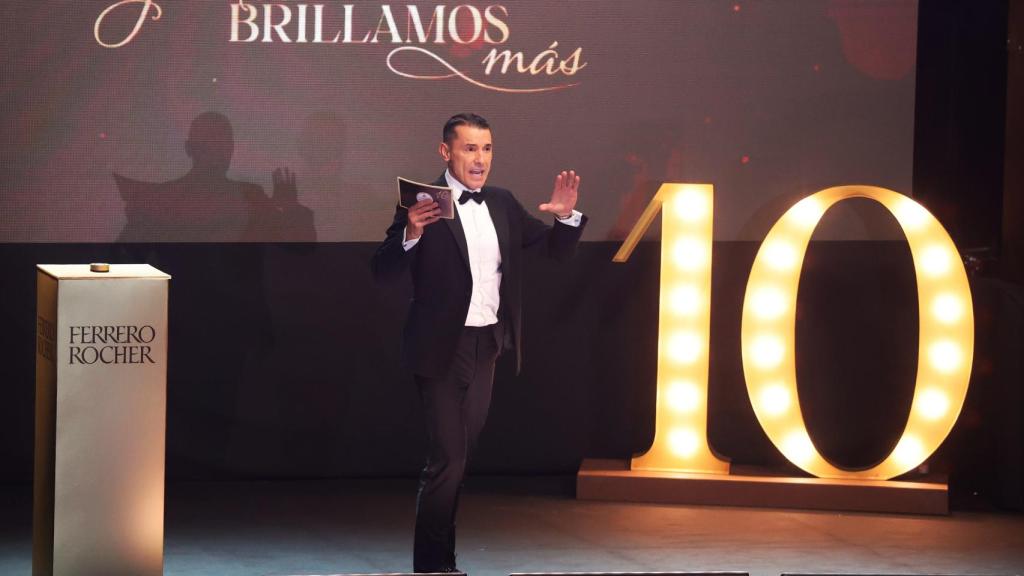 Jesús Vázquez en la gala del encendido navideño