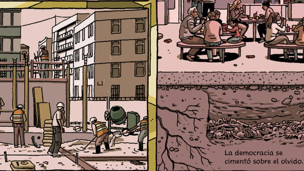 Un detalle de viñeta de 'El abismo del olvido', el cómic de Paco Roca y Rodrigo Terrasa
