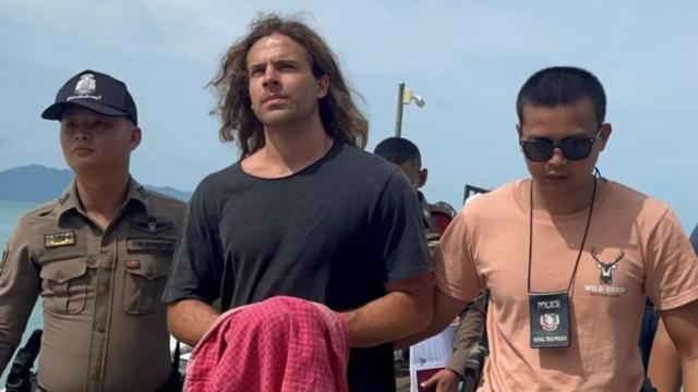 Daniel Sancho el día de su detención.