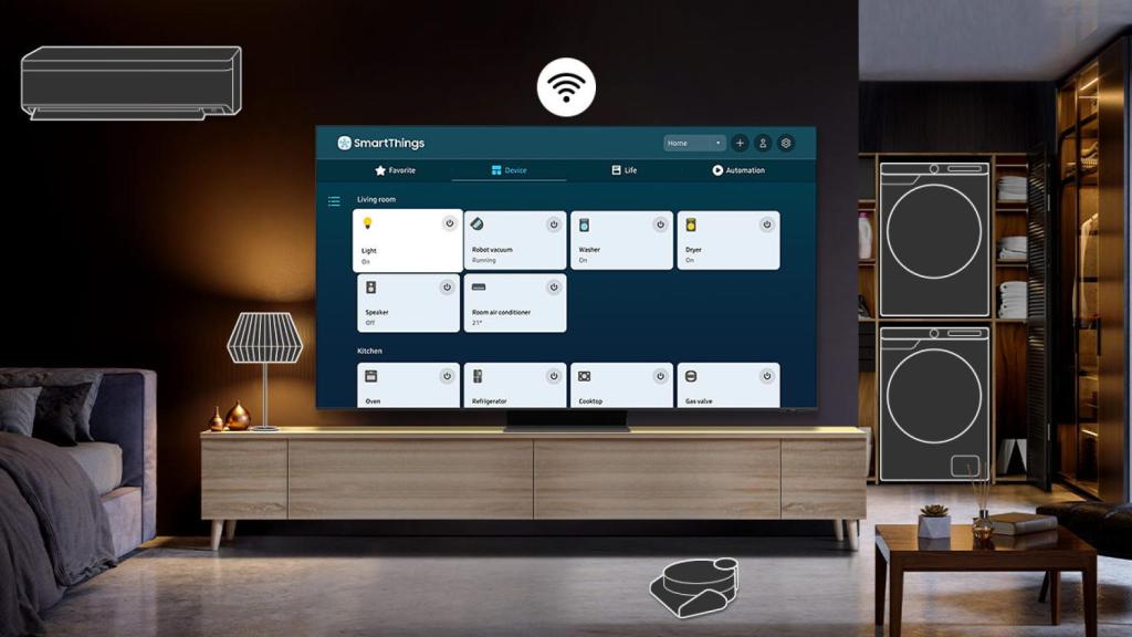 Televisor Neo QLED de Samsung.