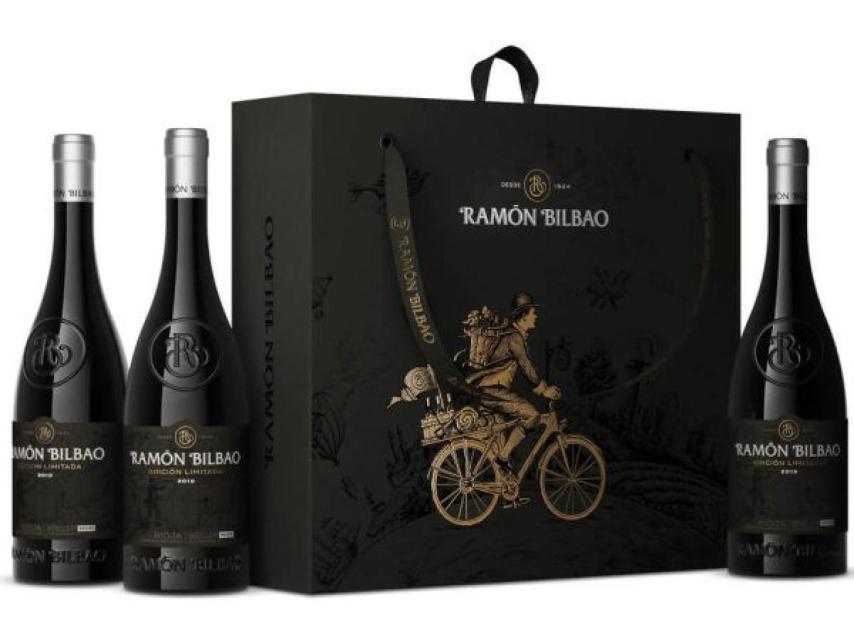 Estuche Ramón Bilbao Edición Limitada con botellas de 75 cl.