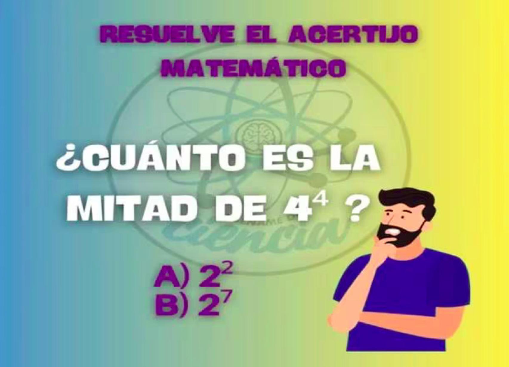 ¿Sabrías resolver este reto matemático?