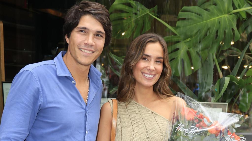 María Pombo y Pablo Castellano, en octubre de 2023.