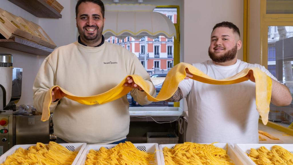 El chef y propietario Ciro Cristiano junto al chef ejecutivo de Beata y su mano derecha Simone Attolini.