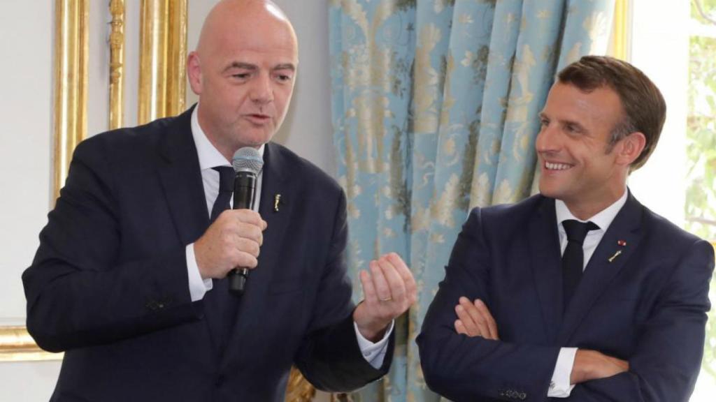 Infantino y Macron