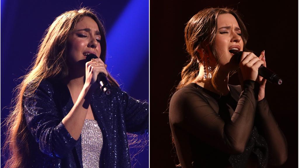 Nereida y Elsa en 'La Voz'.