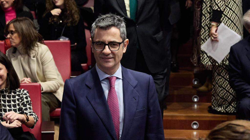 El ministro de la Presidencia, Justicia y Relaciones con las Cortes, Félix Bolaños, este viernes.