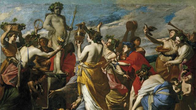 'Sacrificio a Baco'. Cuadro de 1634