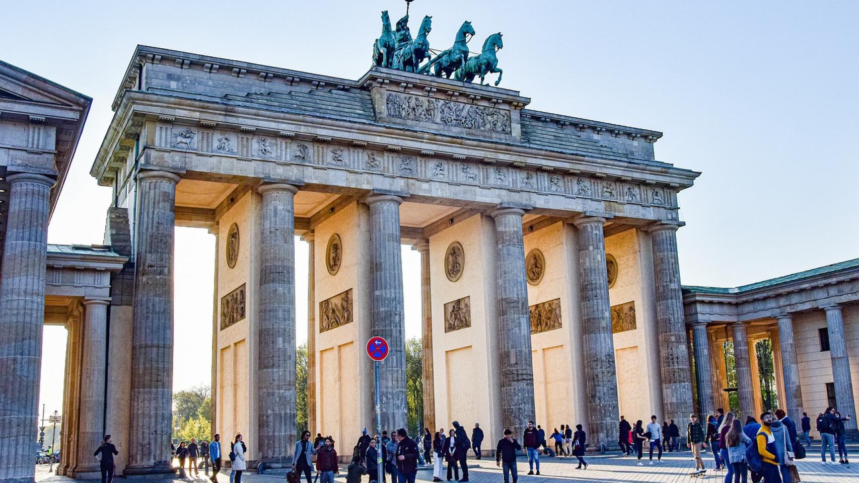 Puerto de Brandenburgo, en Berlín.
