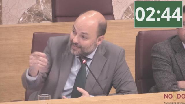 Ediles de Vox en el Ayuntamiento de Sevilla.