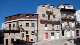 Edificios en el Casco Vello de Vigo.