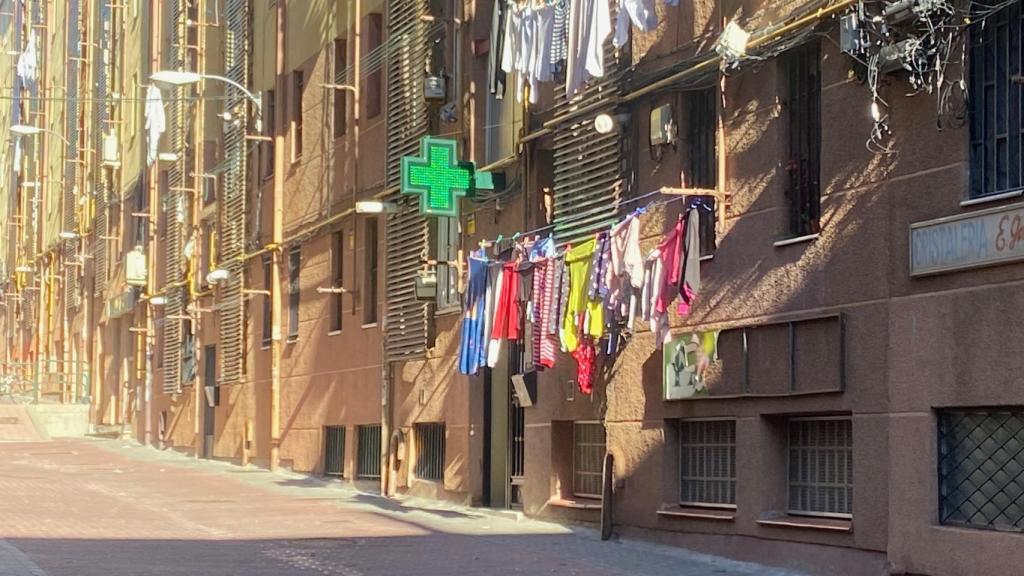 La calle Lenceros en San Blas.