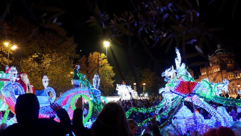 La Cabalgaza en su desfile por Valladolid