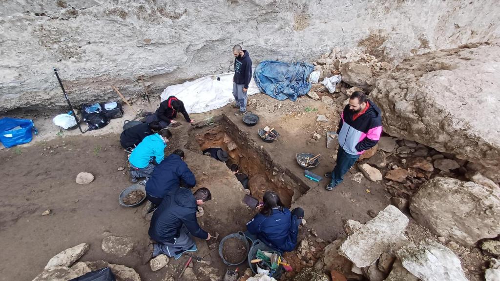 Yacimiento paleolítico de Peña Capón en Tamajón (Guadalajara).