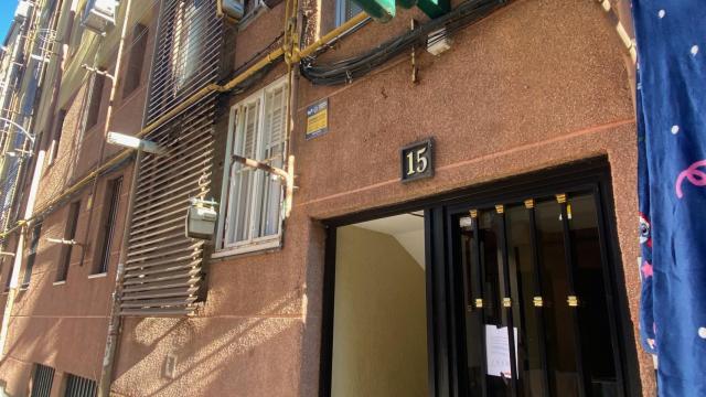 El número 15 de la calle Lenceros, en San Blas.