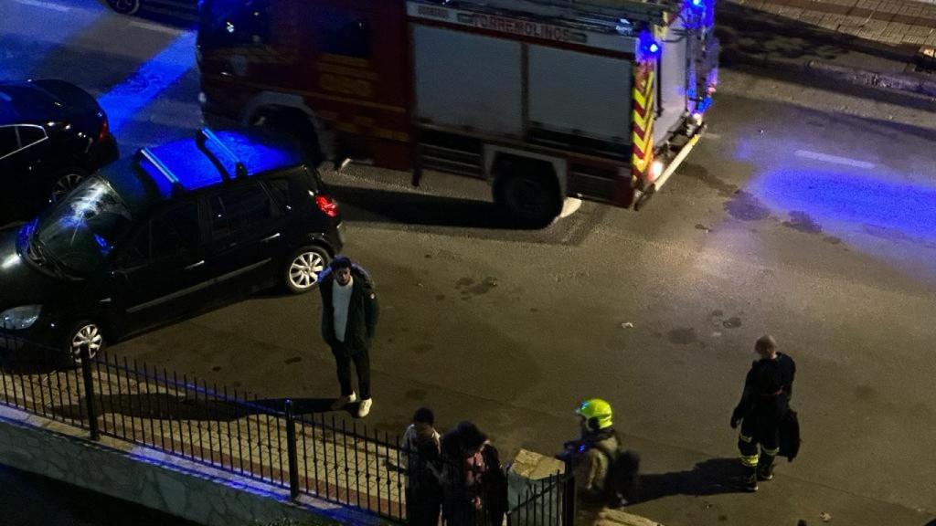 Una imagen de la actuación de los bomberos.
