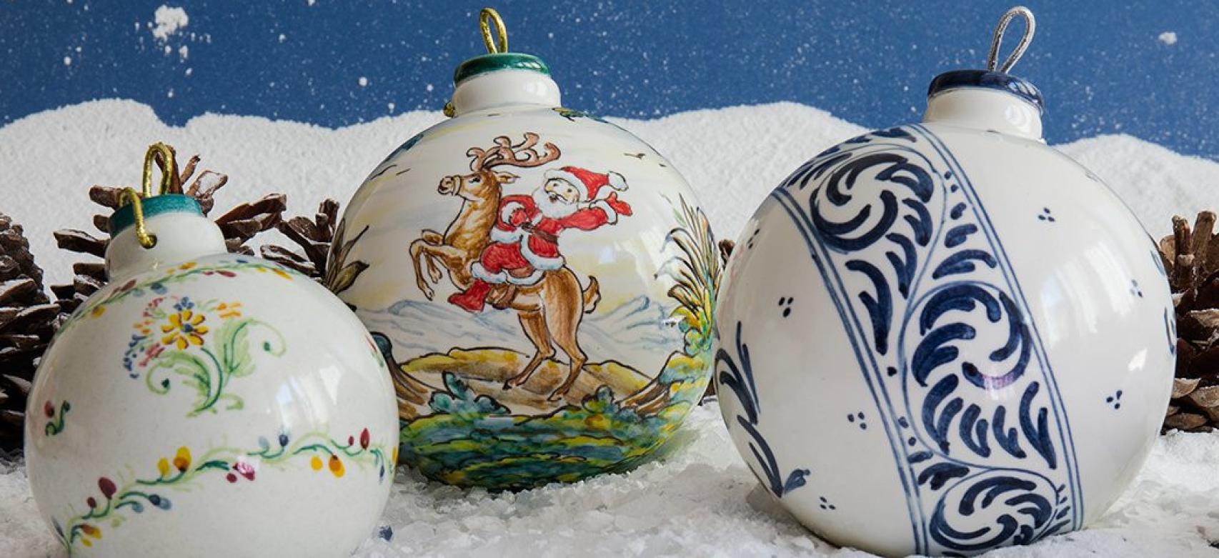 Bolas de Navidad de San Ginés. Foto: Cerámica San Ginés.