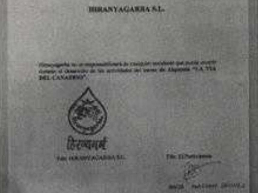 Un supuesto título por un curso de alquimia que obra en el sumario del Grupo de Sectas.