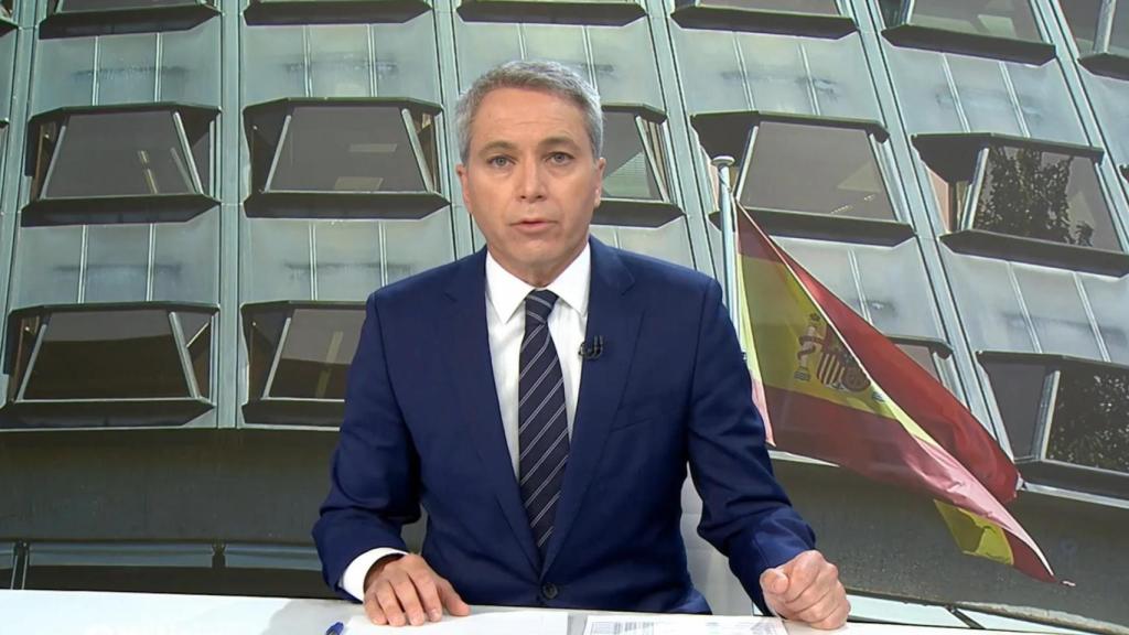 Vicente Vallés en 'Antena 3 Noticias'.
