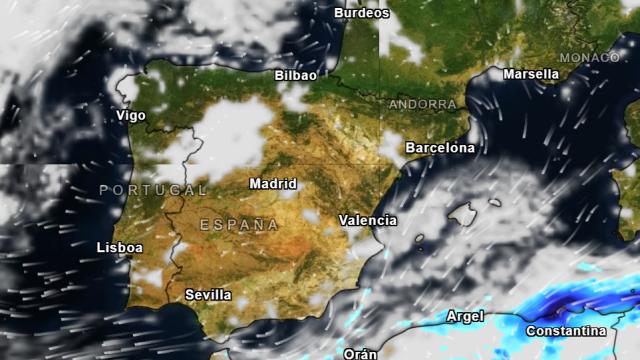 Mapa de precipitaciones de España