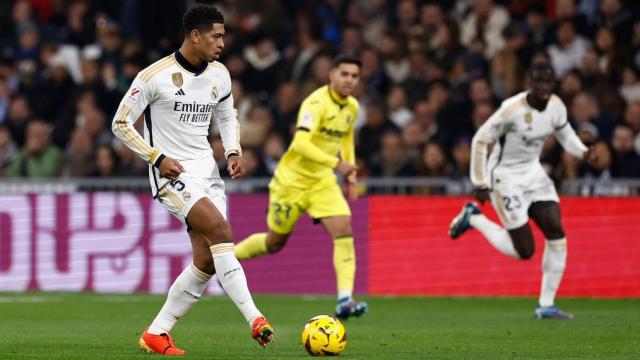 Jude Bellingham durante el Real Madrid - Villarreal.