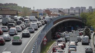 El Scalextric o puente ubicado en Vallecas.