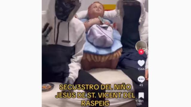 El video del secuestro, subido a la red social Tik Tok.