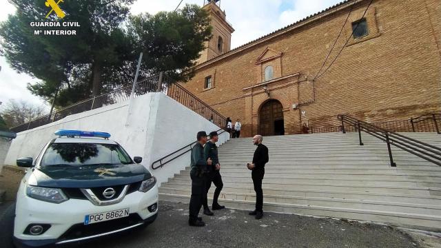 Detenido un hombre de 66 años como presunto autor de un robo con fuerza en la iglesia de Cebolla (Toledo)
