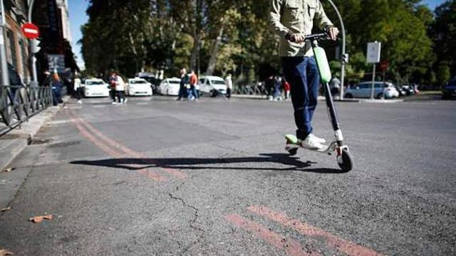 Un patinete eléctrico, en una imagen de archivo.
