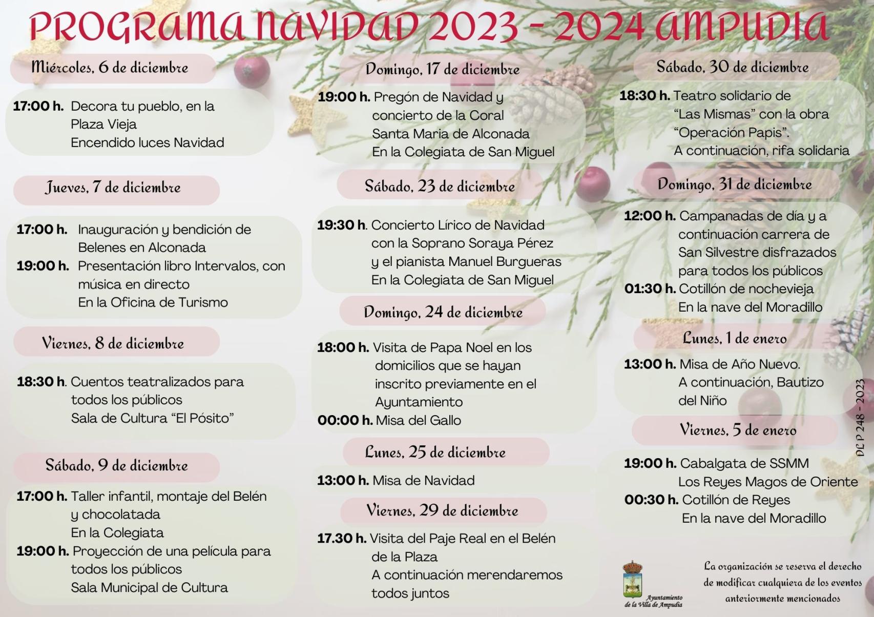 Programa de Navidad Ampudia