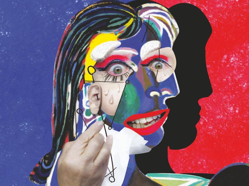 ORLAN: 'Self-hybridation entre femmes' de la serie 'Las mujeres que lloran están enfadadas', 2019