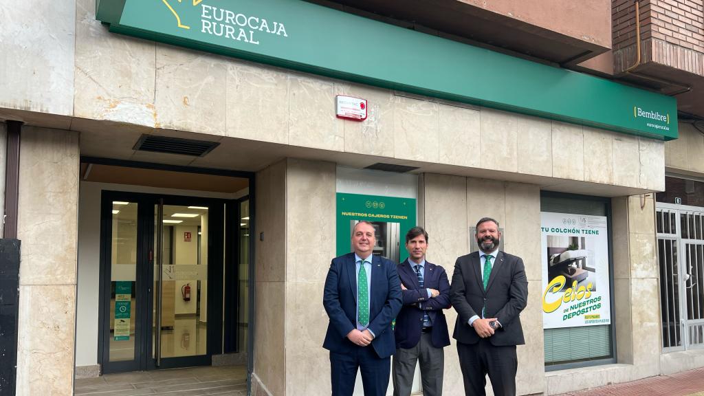 Nueva oficina en Bembibre (Castilla y León). Foto: Eurocaja Rural.