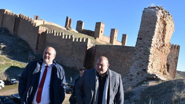 Martínez Guijarro este lunes en Molina de Aragón (Guadalajara).