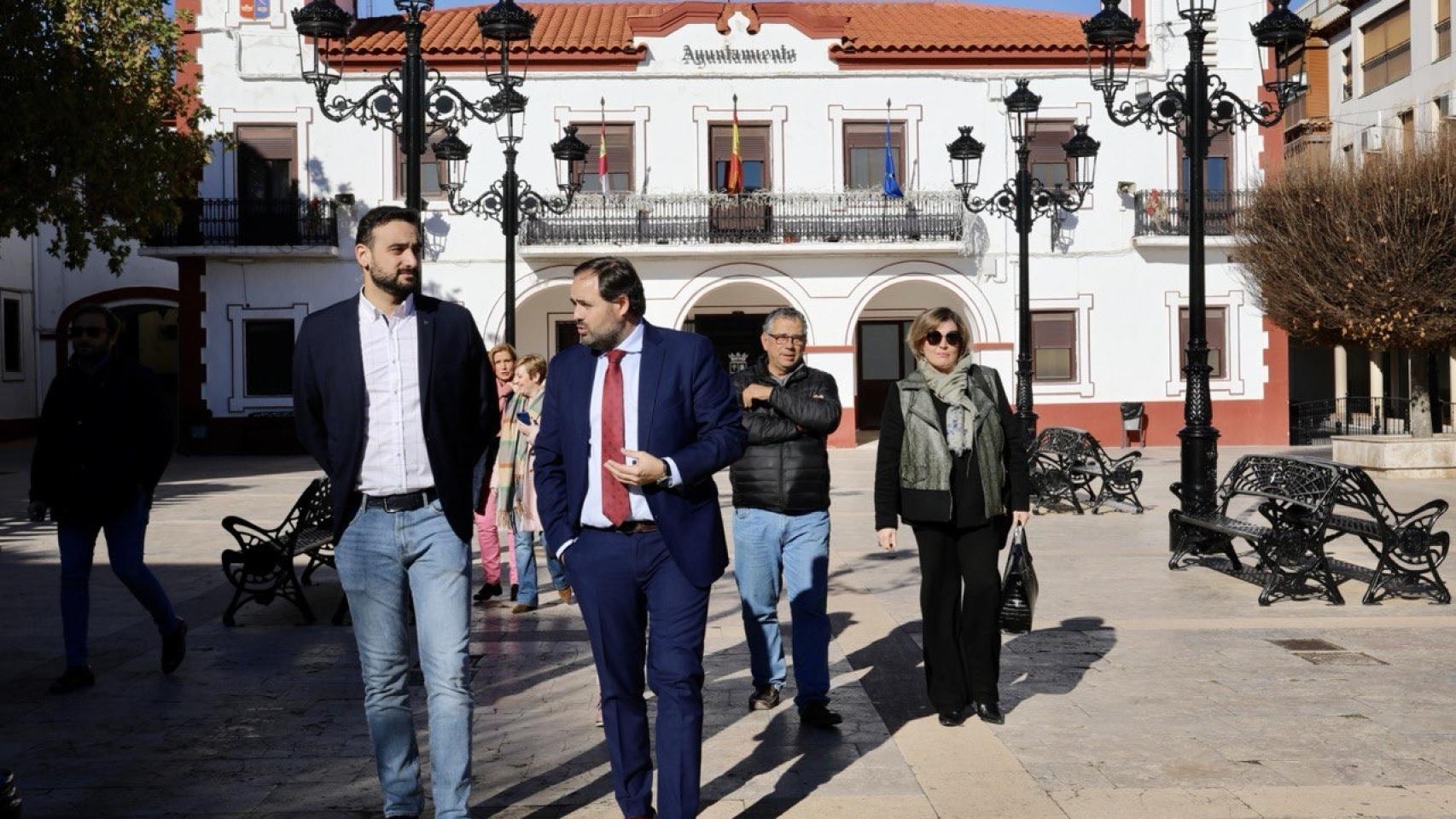Paco Núñez, este lunes en la localidad de Pedro Muñoz