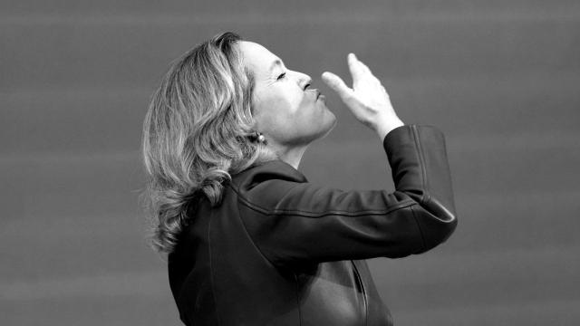 La vicepresidenta primera del Gobierno y ministra de Economía, Comercio y Empresa, Nadia Calviño