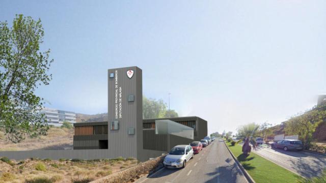 Diseño del nuevo parque de bomberos de Rincón de la Victoria.