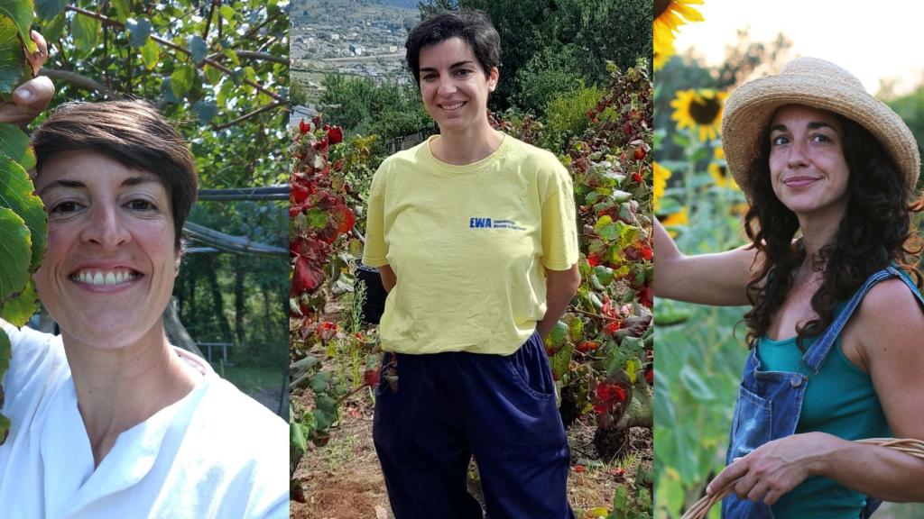 Montaje de Magas con la ganadora y las dos finalistas de TalentA.
