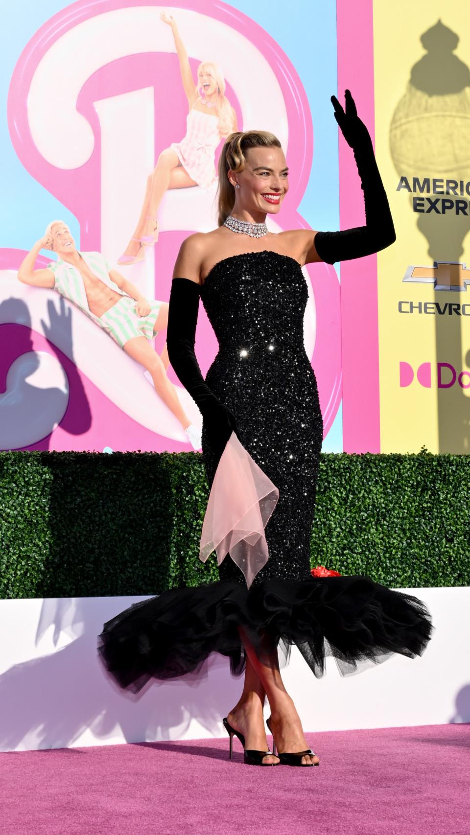 Margot Robbie, en el estreno de 'Barbie'.