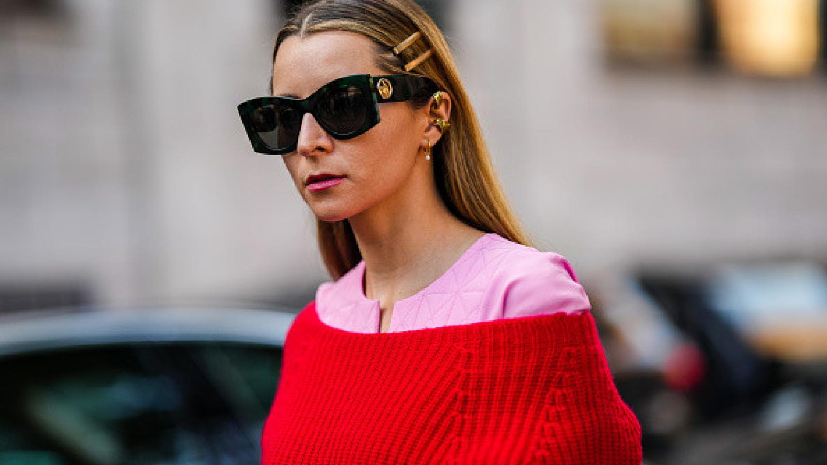 Una 'influencer', en el 'street style'.