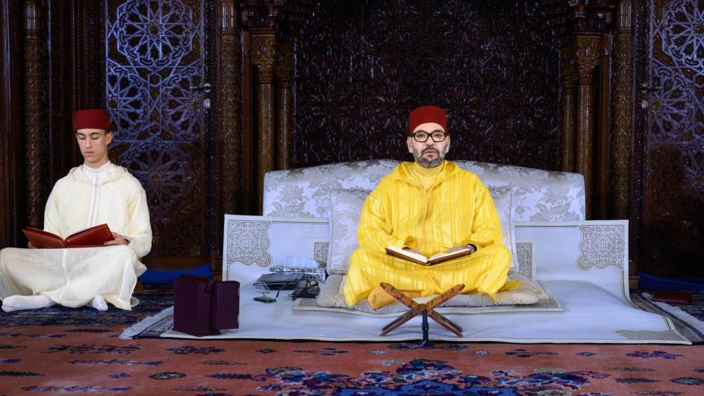 Mohamed VI en un acto en 2023.
