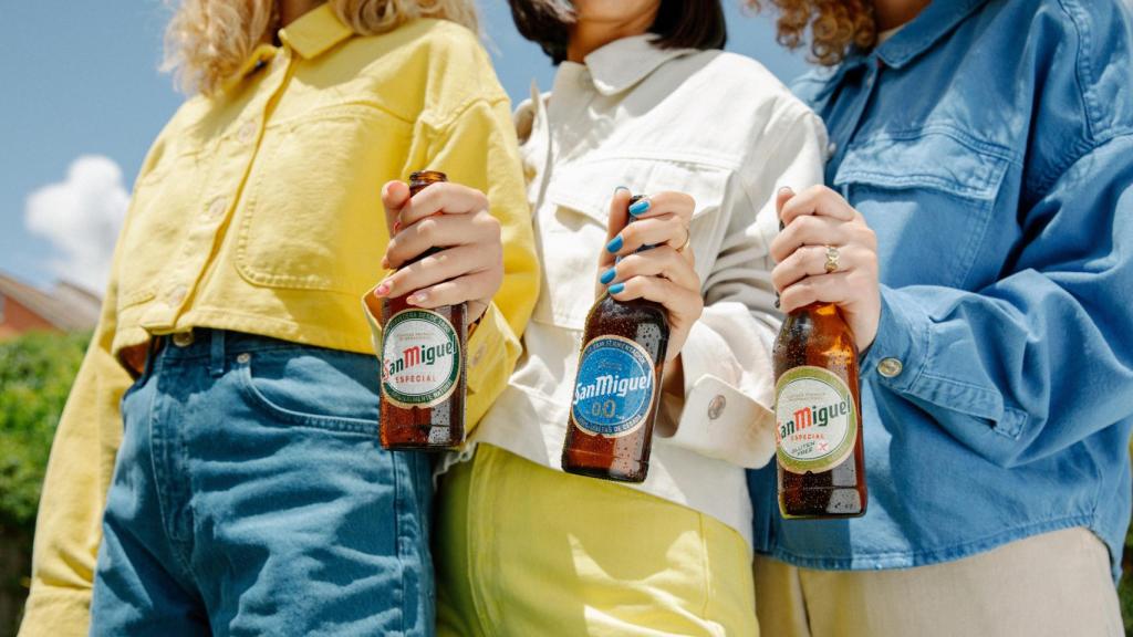 Cervezas San Miguel.