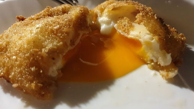 Huevos encapotados.