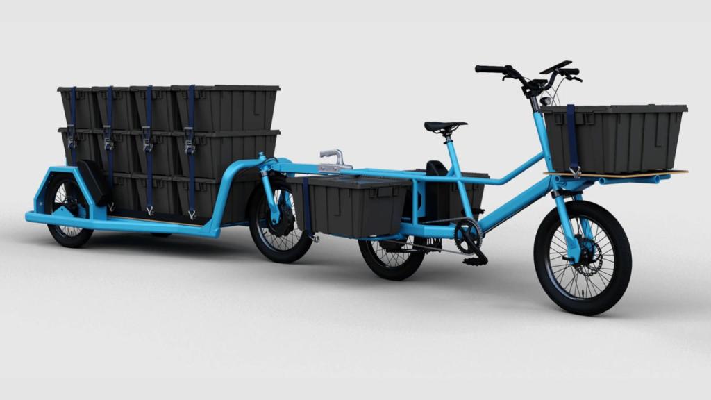 Bicicleta a máxima capacidad.