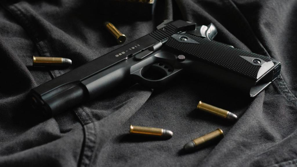 Una pistola en imagen de archivo.