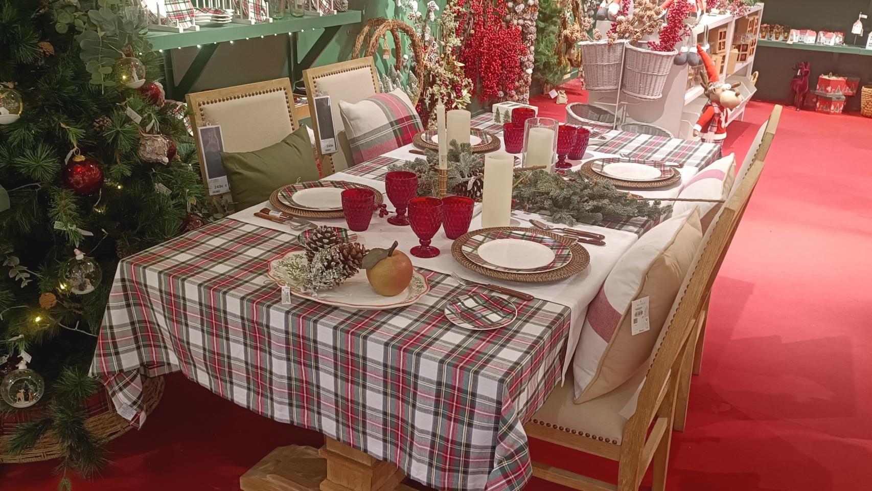 Taller de decoración de mesas de Navidad