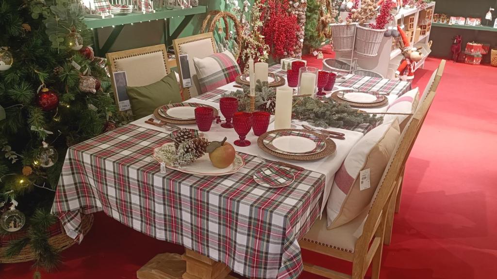 Taller de decoración de mesas de Navidad