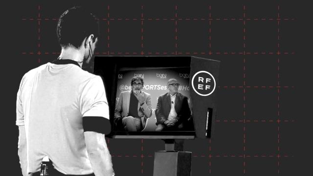 Tatxo Benet y Jaume Roures en un fotomontaje