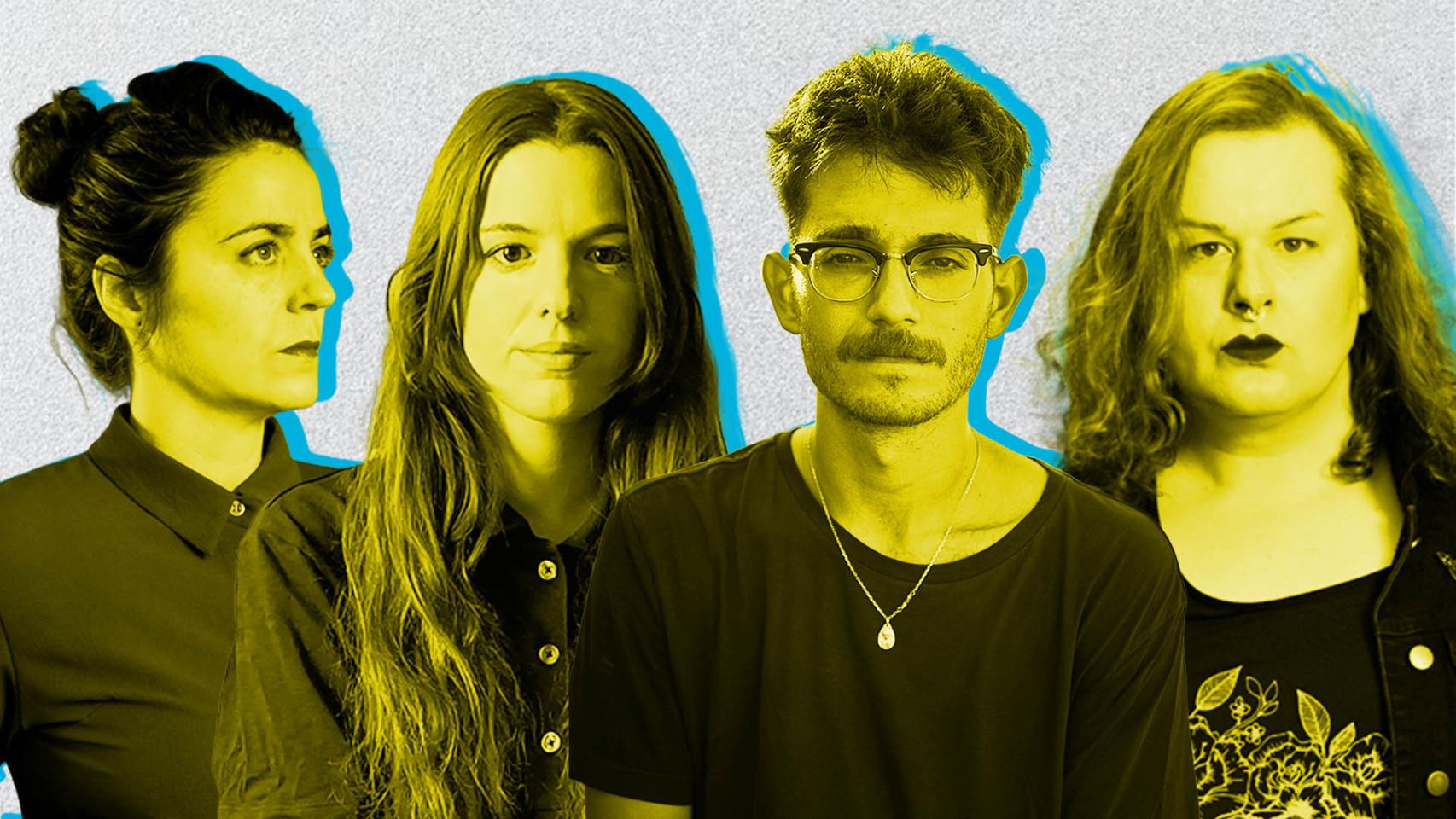Eider Rodríguez (Foto: Lander Garro), Andrea Genovart (Eduardo de Benito), Luis Díaz (Alejandro de la Torre) y Alana S. Portero (Flor Downes)